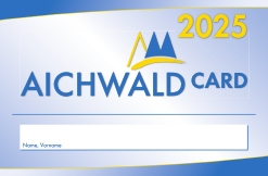 Grafik der Aichwald Card 2025